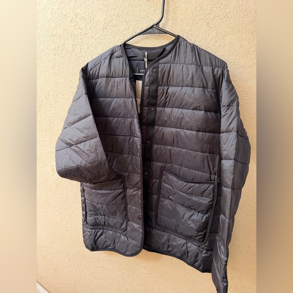 Everlane the renew channeled liner jacket